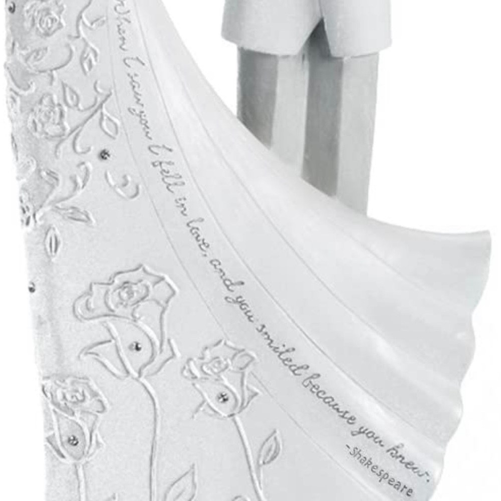 Wedding Cake Topper/Keepsake - Picture 2 of 2